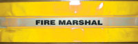 High Vis Armband - Fire Marshal Yellow